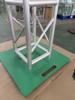 Estructura de Aluminio Plateado Resistente y Duradera con Diseño Modular de Instalación Rápida para Bodas, Eventos, Actuaciones y Exhibiciones