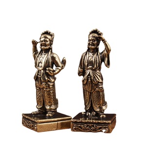Brass Figurine Thousand Mile Eyes And Keen Ears Tabletop <b>Decor</b> General Use Sculpture - Product Image 5