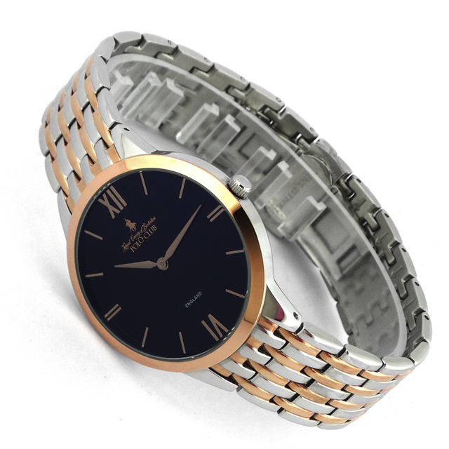 POLO CLUB Classical Series Men's Stainless Steel Roman Watch Water Resistance Watch