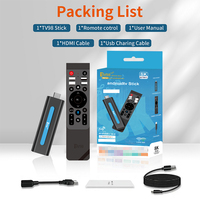 Reproductor Multimedia para Smart TV TV98 Stick: RK3518, WiFi Dual 2.4G+5G, 2GB RAM, 16GB ROM, 5.0, Control Remoto por Voz