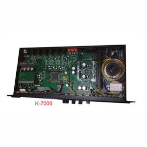 K7000 プロフェッショナルKTVプリアンプエフェクトプロセッサー、リバーブ搭載、カラオケ、ホームシアター、ステージオーディオシステムに最適、大特価 - Product Image 4