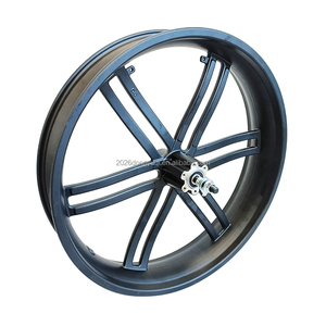 Accessoires et pièces pour vélo électrique, vélo à neige, roue avant intégrée en alliage d'aluminium de 20 pouces, pneus larges 20x4.0 avec axe - Product Image 4