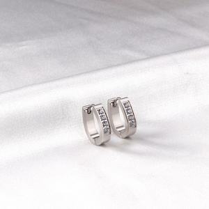 Pendientes de Aro de Acero Inoxidable con Baño de Oro de 18k, Resistentes al Agua y Antialérgicos, Ideales para Fiestas - Product Image 6