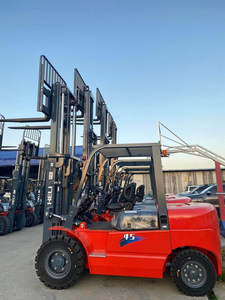 รถยกดีเซล 4.5 ตัน ปรับแต่งความสูงในการยกได้ ยางตัน แบบเสา 2/3 ท่อน ยกได้อย่างอิสระเต็มที่ รถยกแบบถ่วงน้ำหนัก Heli CPCD - Product Image 2