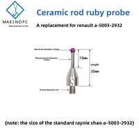 Sonde de Mesure CNC Makinopc avec Filetage M4, Neuve, en Acier Domestique, Composant Moteur à Noyau de Rubis 3D, Garantie 3 Mois