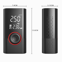 BAIMEI Mini Compresseur d'Air Numérique Sans Fil à Double Cylindre pour Surveillance de la Pression des Pneus, Gonflage Rapide 150psi 120W, Urgence CE
