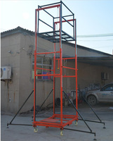 Plateforme élévatrice à ciseaux hydraulique portable pour travaux de construction