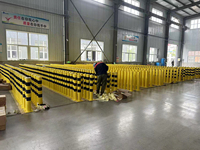 Poteaux de stationnement en acier de haute qualité, barrière de sécurité en acier au carbone, poteau de stationnement fixe de sécurité