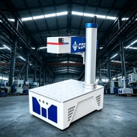 Machine de marquage laser MOPA 20W, marqueur laser à fibre pour le marquage couleur du métal, de l'acier et de l'aluminium avec une haute précision