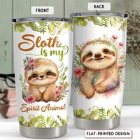 Gobelet isotherme en acier inoxydable de 20 oz, style animal personnalisé, sans BPA, tasse à café de voyage