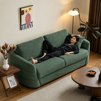 Canapé-lit moderne minimaliste pour salon, canapé multifonctionnel pliable à double usage 3 places tout-en-un pour petits appartements