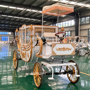 European Royal Style Horse Carriage Horse Cinderella For Sale Royal Carriage Manufacturers for sale - Product Image 4