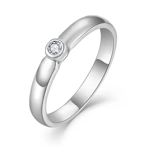 CUSTOM OEM Sterling Silber Frau Edelstein FINE Schmuck Engagement Kultivierte Diamanten Zirkon Ring