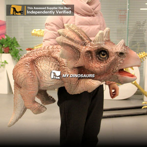 หุ่นไดโนเสาร์ไทรเซราทอปส์ขนาดเล็ก คุณภาพสูง แบบกำหนดเอง สวยงาม น่ารัก ยอดนิยมจาก Z <span class=keywords><strong>My</strong></span> Dino - Product Image 2