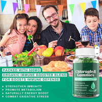 Gummies Détoxifiantes à l'Extrait de Chlorophylle, Vitamine D, Calcium et Fer – Compléments Herbales Infusés – Gummies de Chlorophylle en Dropshipping