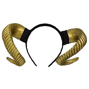 Demon Goat Sheep Horn Diadema Halloween Sheep Hair Masquerade Carnival Festival Party Cosplay Accesorios - Product Image 1