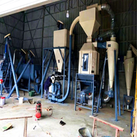 Chaîne de production multifonctionnelle de machine d'alimentation de granule de poulet de SZLH350 pour des alimentations des animaux