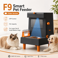 Distributeur automatique intelligent pour animaux de compagnie, grande capacité 10L, moderne, étanche, avec caméra HD et vision nocturne, contrôle par application, pour chats de grande taille et chiens de petite et moyenne taille