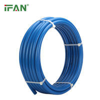 Tuyau PEX IFAN, prix usine, couleurs rouge et bleu, 1/2'', 3/4'', 1'', flexible, pour eau potable chaude et froide, plomberie