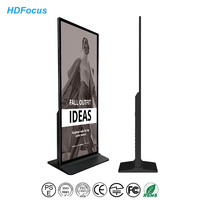 Pantalla Táctil Digital de 70 Pulgadas de Borde a Borde, Señalización Digital 4K UHD, Kiosco Interactivo de Publicidad, WiFi, Cloud CMS