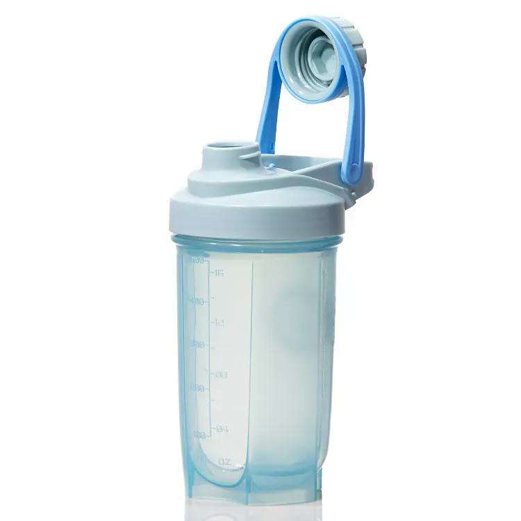 Ücretsiz örnek özel Logo 400ml 600ml egzersiz çalkalayıcı spor Protein su şişeleri