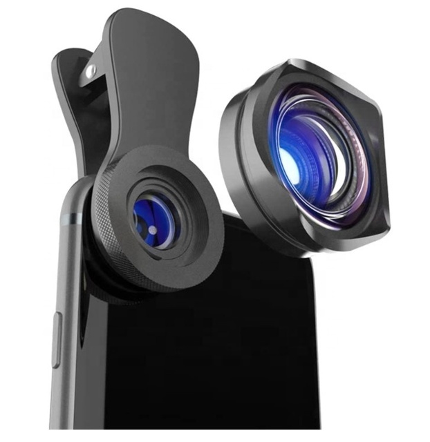4K HD Super Macro Lens for iPhone Clip-On Mobile Phone Camera Accessory Compatible with Smartphones