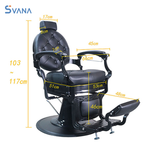 ร้านทําผมเฟอร์นิเจอร์ปรับความสูงไฮดรอลิกวินเทจตัดผมเก้าอี้จัดแต่งทรงผมผู้ชายเก้าอี้ตัดผมโบราณ - Product Image 3