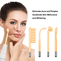 Appareil de soin du visage à haute fréquence Yumely 2024 avec peigne électrothérapeutique, prise US, rajeunissement de la peau et traitement de l'acné
