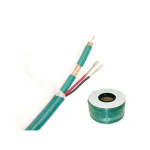Factory supplier Low loss 75ohm rg6 coaxial cable for communication CCTV Camera antenna RG6 dish cable