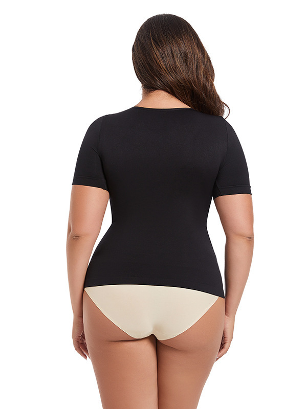 Tummy-Control Seamless Shapewear Bodysuit (Z566349): colour and size-option reference for private-label production