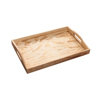 Pin antique couleur brûlée pain en bois pâtisserie Dessert plateau maison salon en bois massif tasse à thé plateau pour affichage des aliments