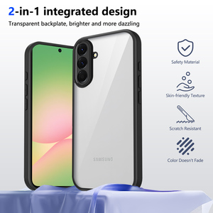 Custodia Protettiva <span class=keywords><strong>Antiurto</strong></span> in TPU e PC per Samsung Galaxy A37, Cover Trasparente Opaca - Product Image 6