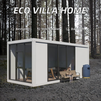 Mini-maison conteneur détachable avec panneaux sandwich, design ferme, livraison rapide, personnalisable pour loisirs et habitation