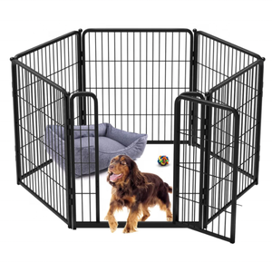 Corralito para perros Valla portátil para perros al aire libre, corralito para perros grandes/medianos/pequeños, cercas para perros para el patio con puertas - Product Image 5
