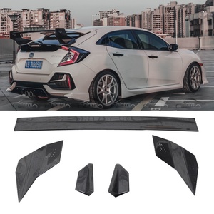 สำหรับ Honda Civic Type R FK7 FK8 รุ่นที่ 10 แฮทช์แบค เพิ่มสปอยเลอร์ทรง M สำหรับฝากระโปรงท้าย ปี 2016 ขึ้นไป - Product Image 2