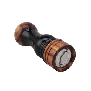 refillable and comes with a capacity of 3 oz to avoid repeating refilling Wooden <b>Pepper</b> Mill <b>Grinder</b> Set - Product Image 4