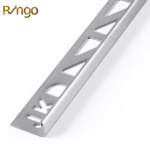 Argento in acciaio inossidabile a forma di L profilo del bordo delle piastrelle 10mm e 12mm impermeabili campioni gratuiti durevoli per pareti e bordi del pavimento - Product Image 5