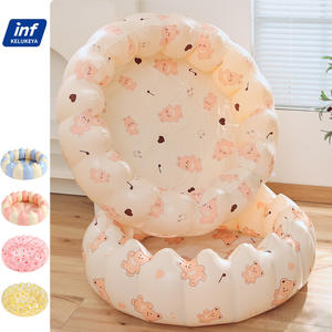 Piscina inflable redonda para bebés, de PVC grueso, para uso en interiores y exteriores, para jugar en el agua en casa, XLC-15 - Product Image 5