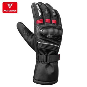 MOTOWOLF Prix le plus bas, gants chauffants en cuir pour moto, moto, ski pour hommes, en stock - Product Image 2