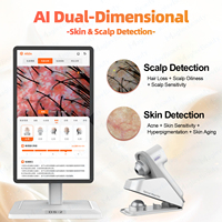 Appareil portable d'analyse du cuir chevelu, machine d'analyse cutanée, analyseur intelligent des cheveux et du cuir chevelu, équipement de salon de beauté