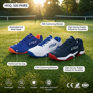<span class=keywords><strong>Zapatillas</strong></span> de <span class=keywords><strong>Tenis</strong></span> Ligeras para Entrenamiento, Duraderas, de Cuero Sintético Antideslizante, para Hombre y Mujer - Product Image 3