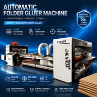 QZD Automatische Hochleistungs-QZD2800 Hochgeschwindigkeits-180m/min PLC-Touchscreen-Getriebe-Kartonagen-Falt- und Klebemaschine