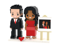Ensembles de blocs de construction en plastique ABS personnalisables avec photo, mini figurines, jouets DIY pour cadeau, livraison directe