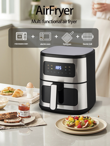 Современная 6.5L круглая конструкция из нержавеющей стали домашний отель духовка с сенсорным экраном и цифровым управлением ЖК-дисплей, Воздушная фритюрница - Product Image 6