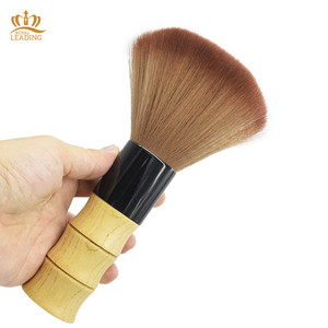 Doux Manche En <span class=keywords><strong>Bois</strong></span> Professionnel De Salon De Coupe de Cheveux Cou Brosse - Product Image 6