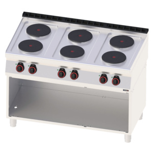 120cm Electric 6-Burner <b>Range</b> with Compartments - Product Image 1