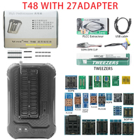 Programmateur XGecu T48 (TL866-3G) pour Automobile Prend en Charge 31000 Circuits Intégrés SPINorNAND Flash BIOS MCU EEPROM AVR PIC +30 Pièces de Rechange Pour