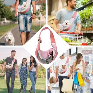 Free sample Wholesale Small Dog & Cat Sling Carrier Convenient Storage Pocket <b>Pet</b> <b>Backpack</b> with Extra Pocket Animal Pattern - Product Image 3