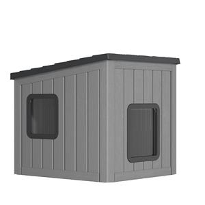 Cosy Cat House Luxe Élégant Écologique Intérieur Extérieur Paradis Facile Chaud Propre Plastique pour la récréation - Product Image 3