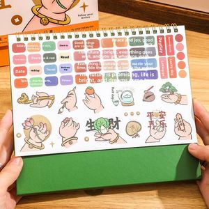 X418 2026 High Quality Customized Size <b>Calendar</b> Printing Full Coloring Desk <b>Calendar</b> - Product Image 4